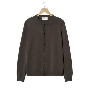 REGULAR FIT COTTON CARDIGAN - Brown by Zara