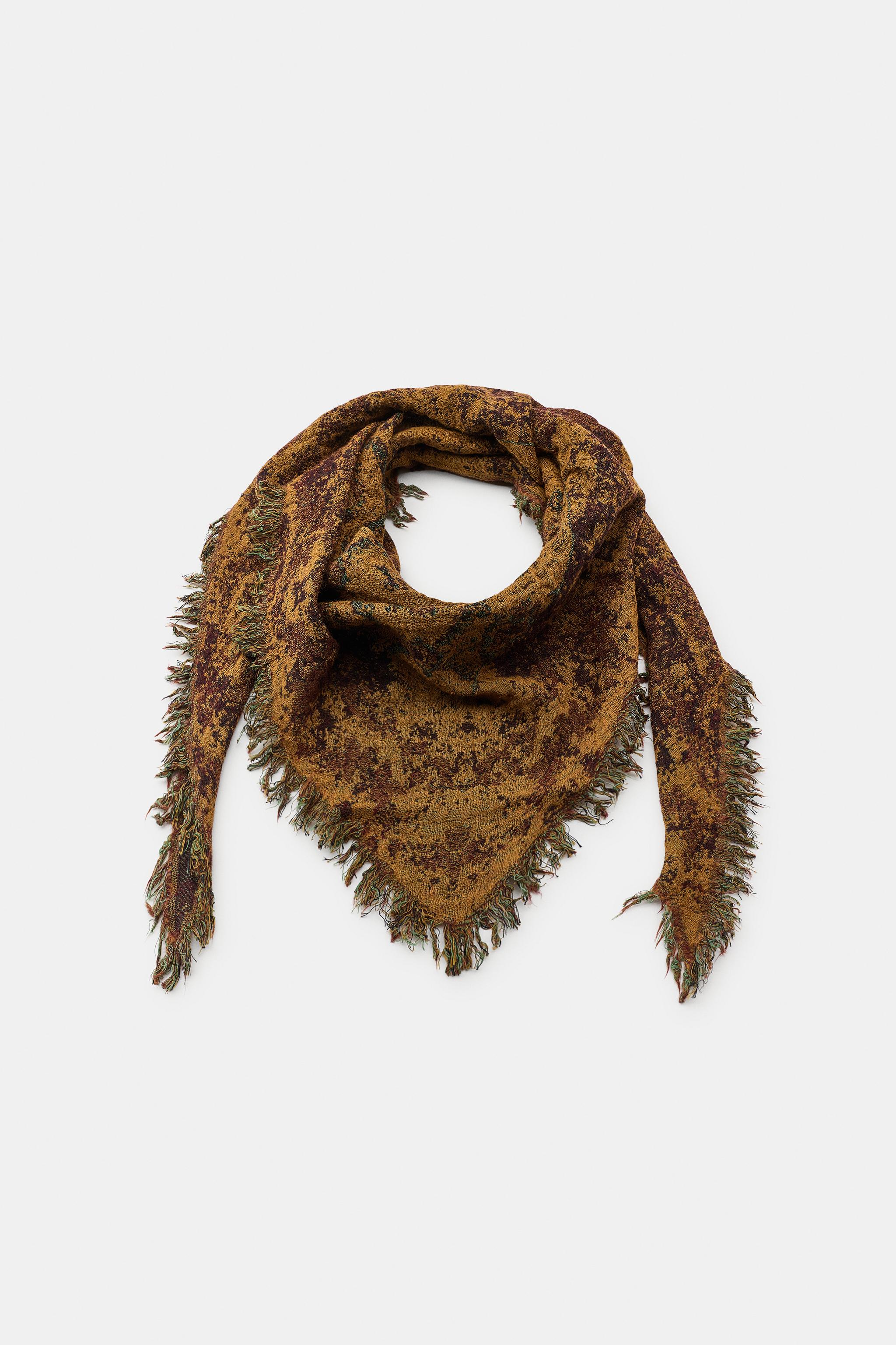 TAPESTRY PRINT JACQUARD SCARF
