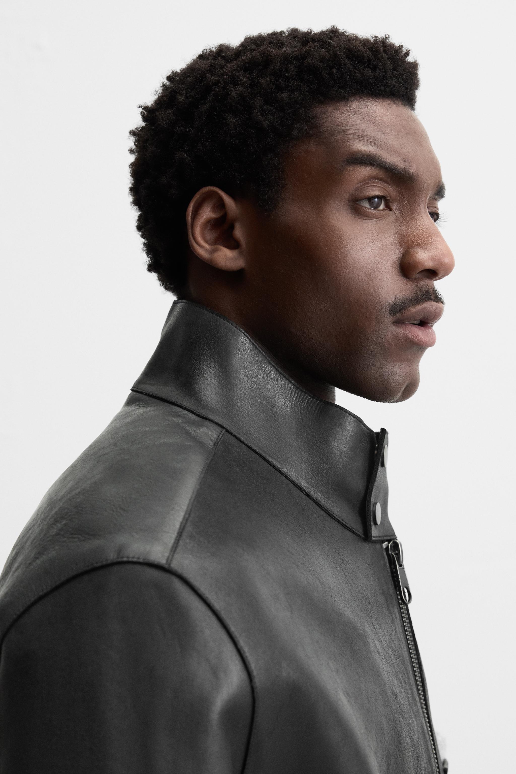 レザーポケットジャケット - ブラック | ZARA Japan / 日本