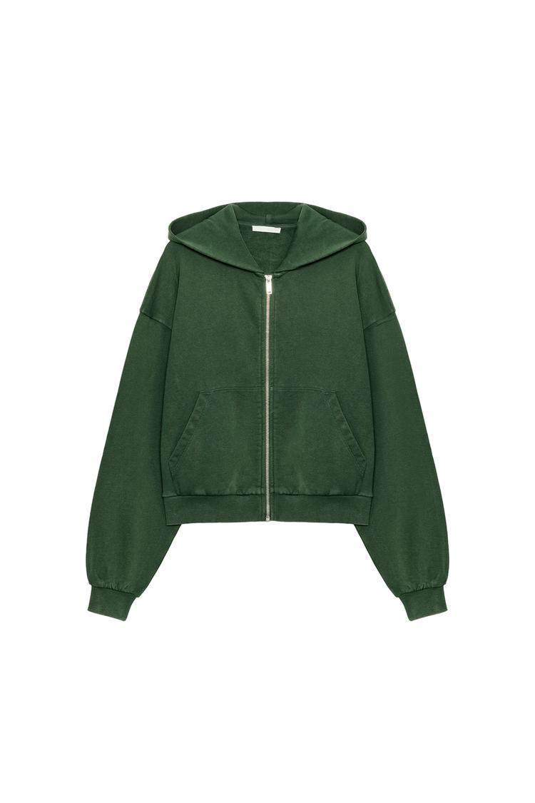 SUDADERA CREMALLERA EFECTO LAVADO