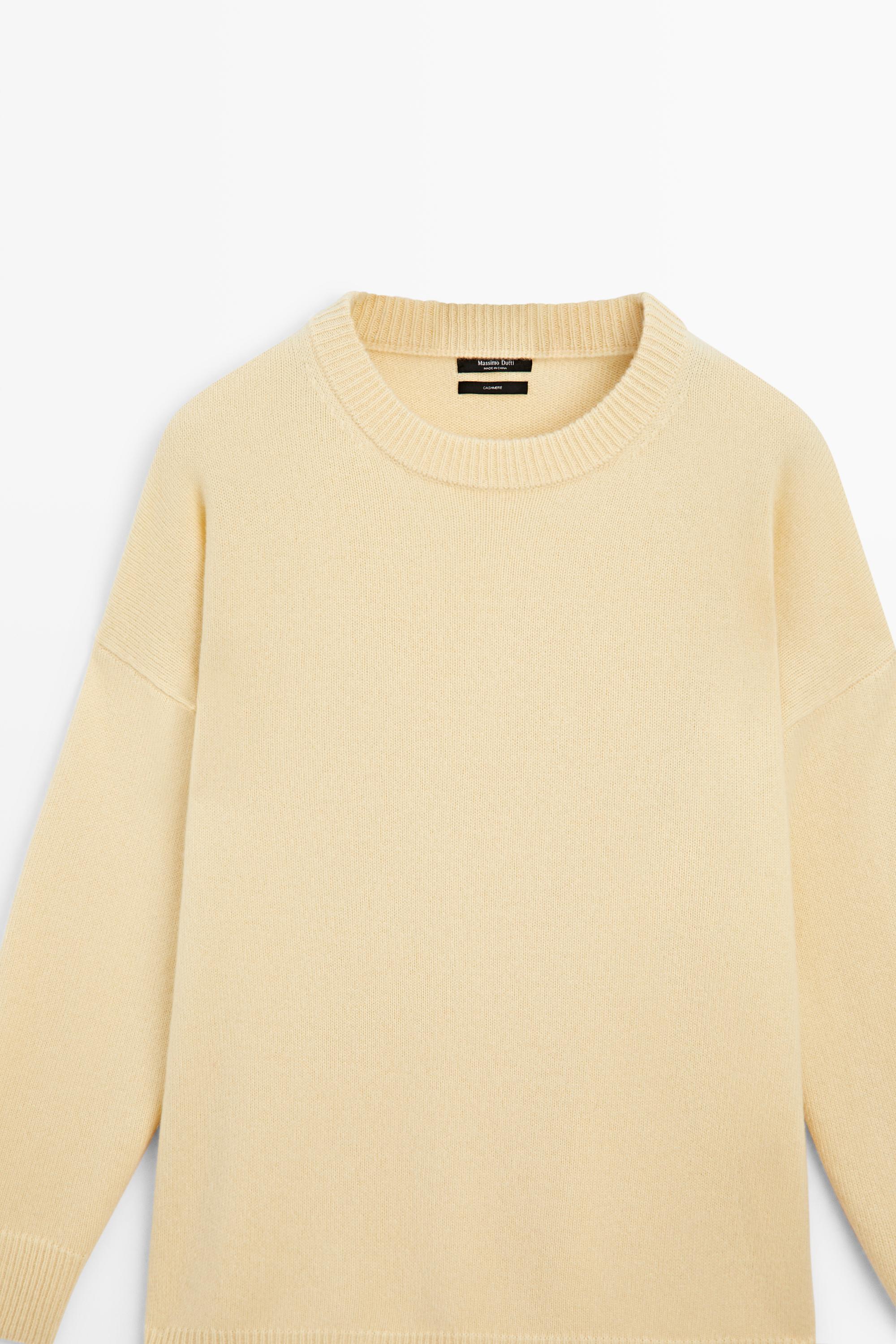 Pull oversize en maille 100 % cachemire