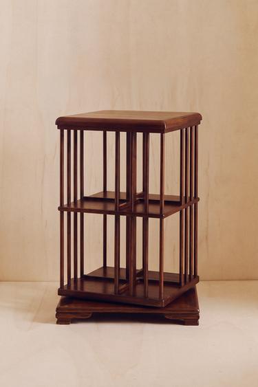 BIBLIOTHÈQUE PIVOTANTE - Marron foncé de Zara