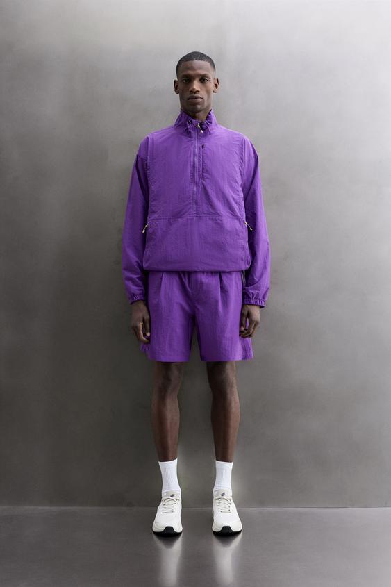 TECHNICAL KANGAROO JACKET - Purple de Zara - Imagen 0