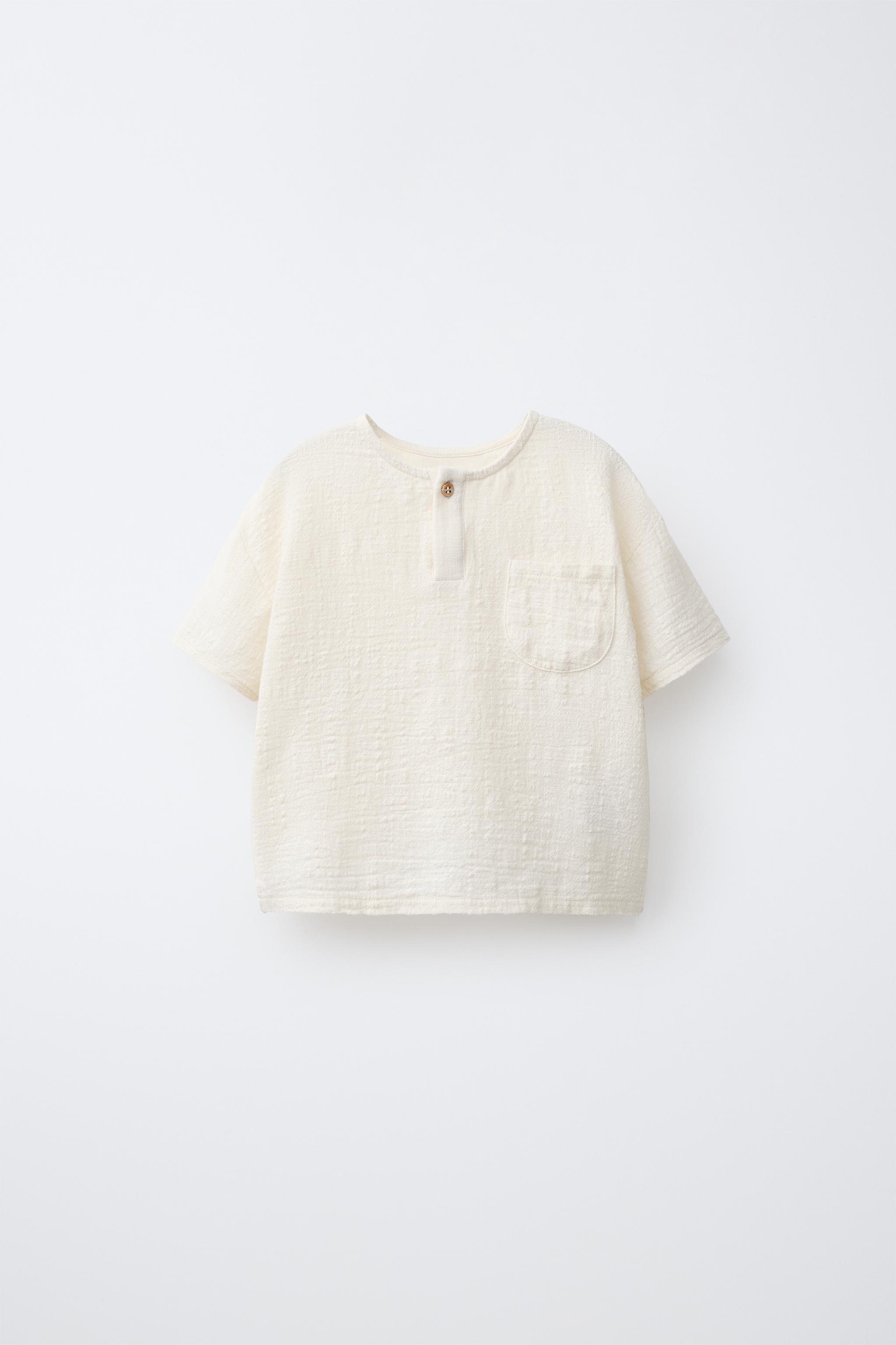 Детские футболки Zara COMBINATION POCKET T-SHIRT — фото 2