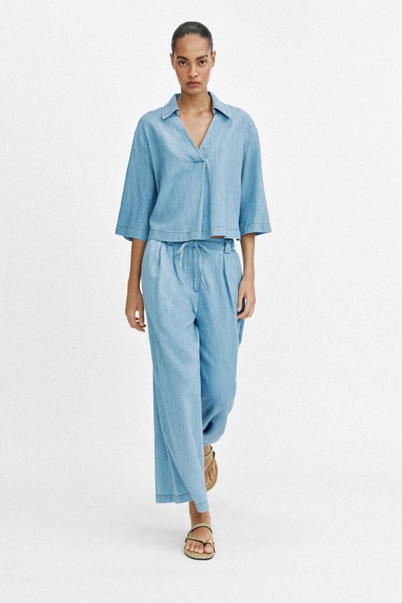 FLOWY CULOTTES from Zara - $59.90