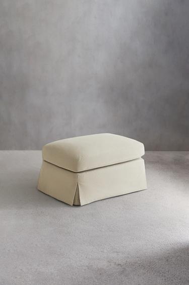 Zara FOOTSTOOL 01 - Brown / Taupe