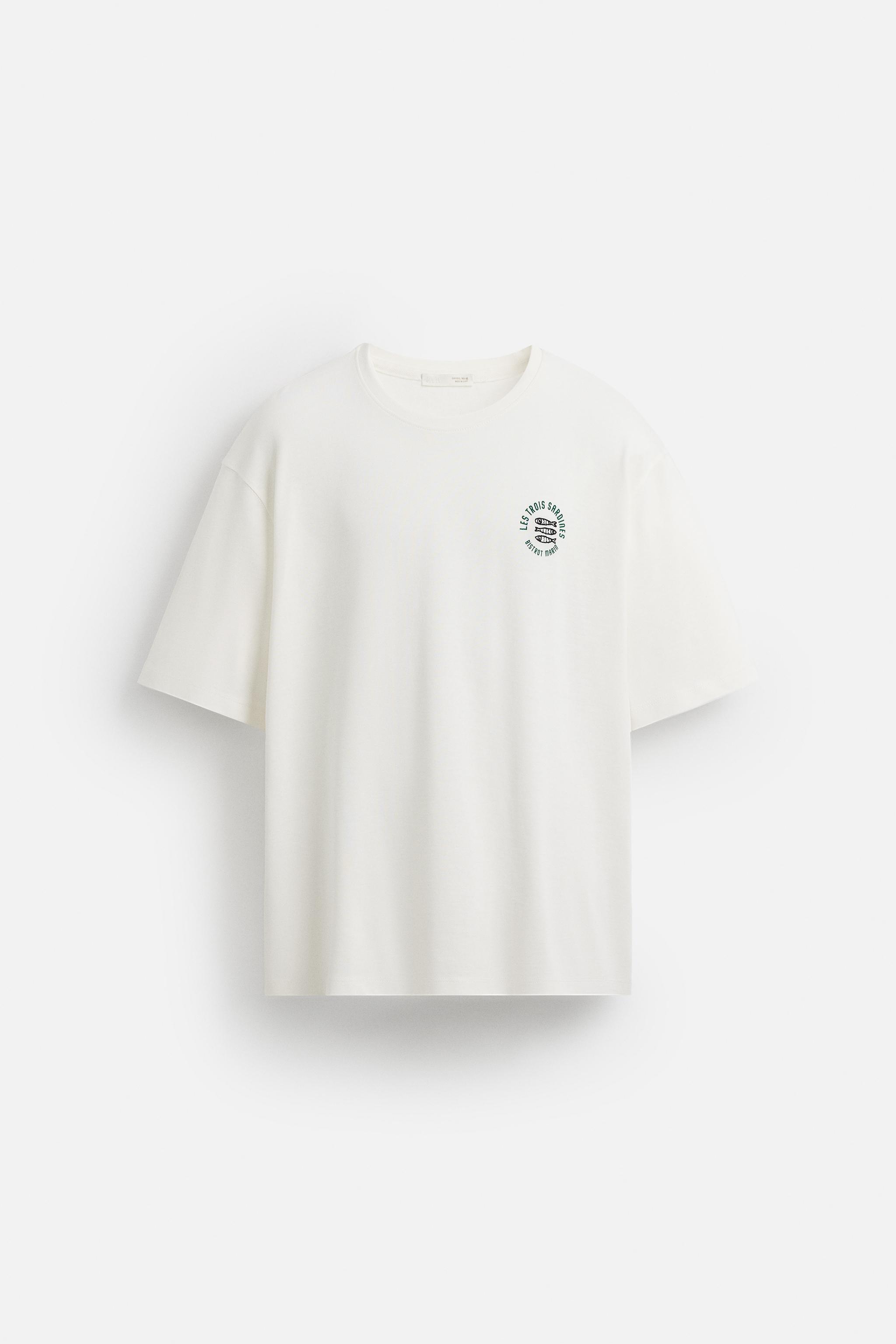 COMBINATION EMBROIDERY T-SHIRT