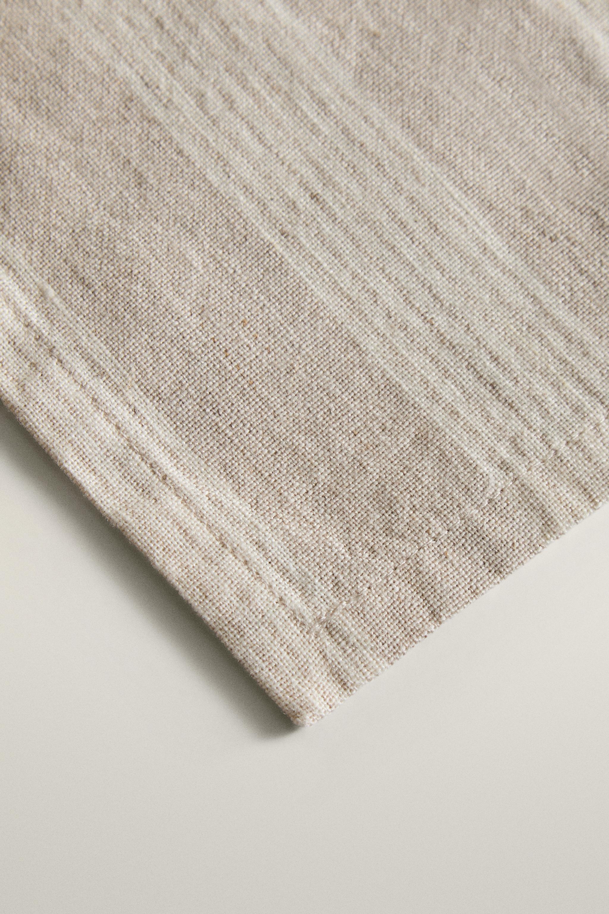 PACK FADED LINEN STRIPED NAPKINS (PACK OF 2)