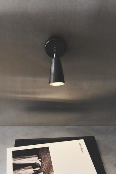 HOLOFOTE | APLIQUE DE PAREDE METAL - Castanho da Zara