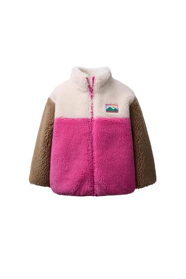 JACKE IN BLOCKFARBEN AUS TEDDYFELL MIT ETIKETT - Verschiedene von Zara - Bild 0
