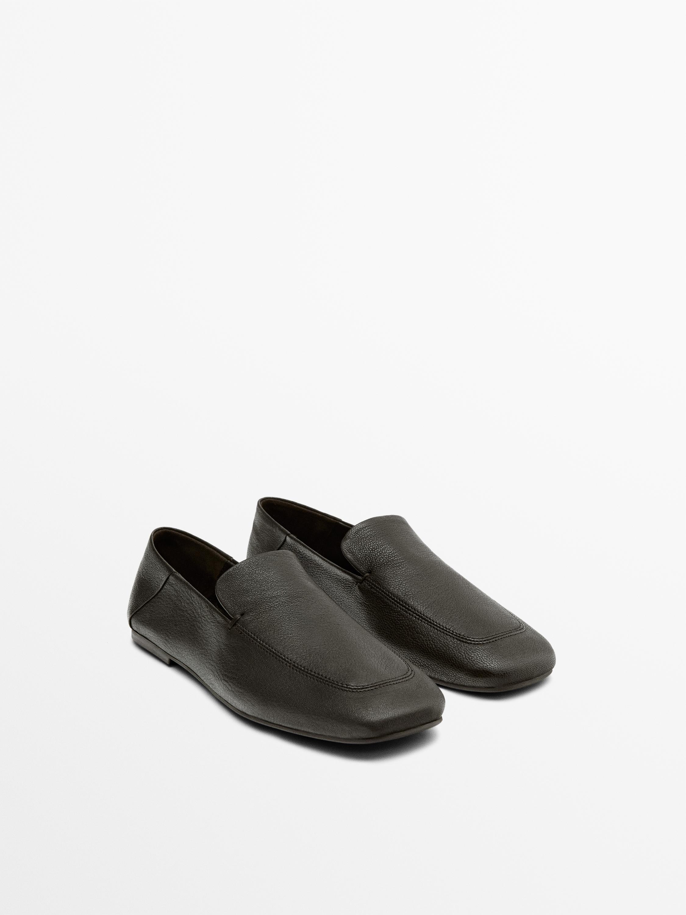Mocassins souples en cuir