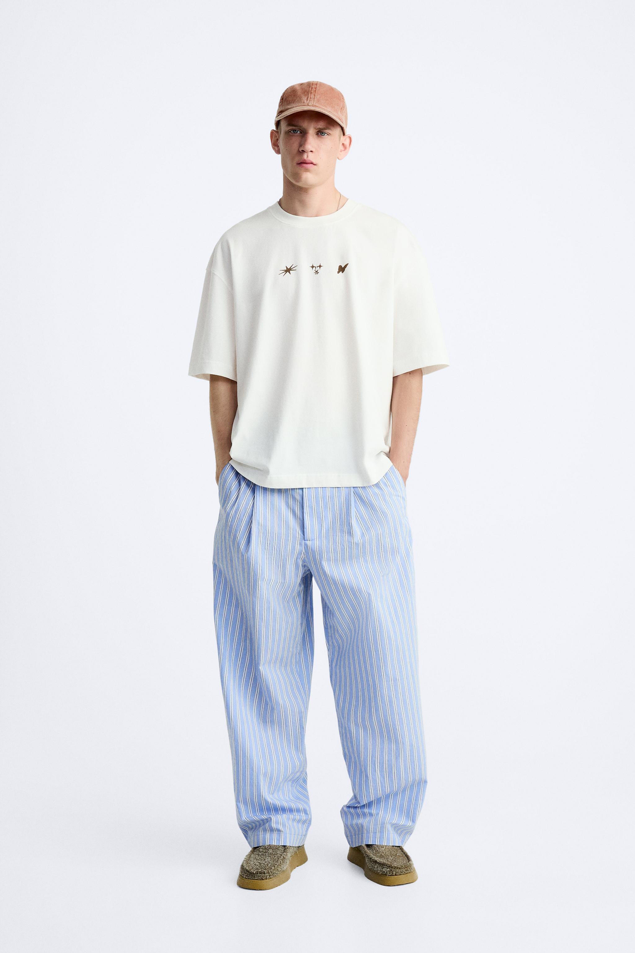 テキスト プリント Ｔシャツ - オフホワイト | ZARA Japan / 日本