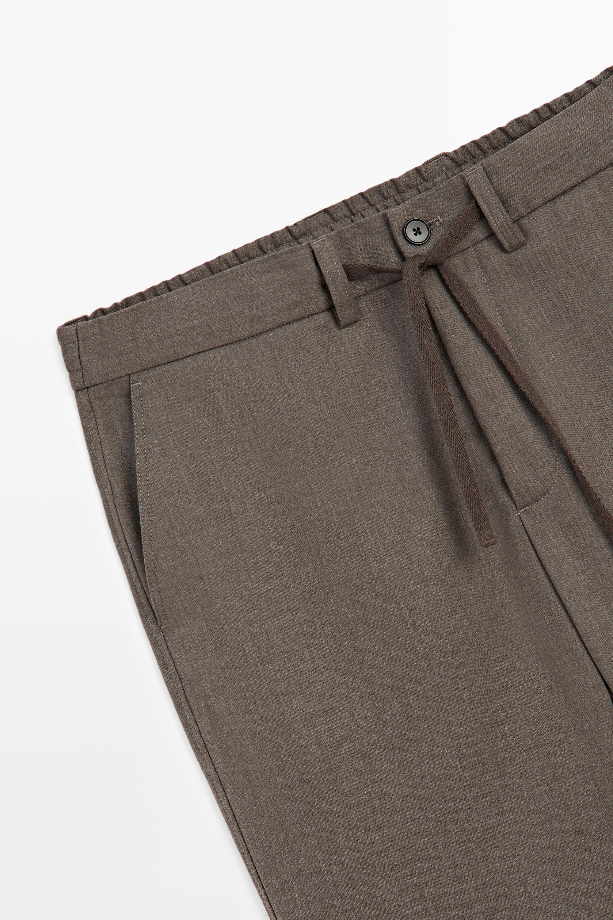 Pantalon en laine total look