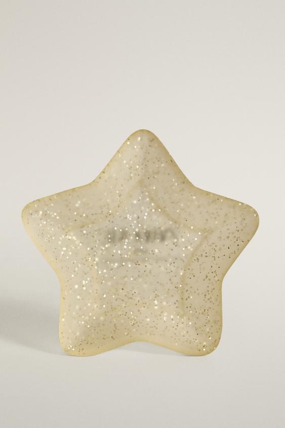 KINDER-SEIFENSCHALE STERN GLITTER - Gelb von Zara - Bild 0