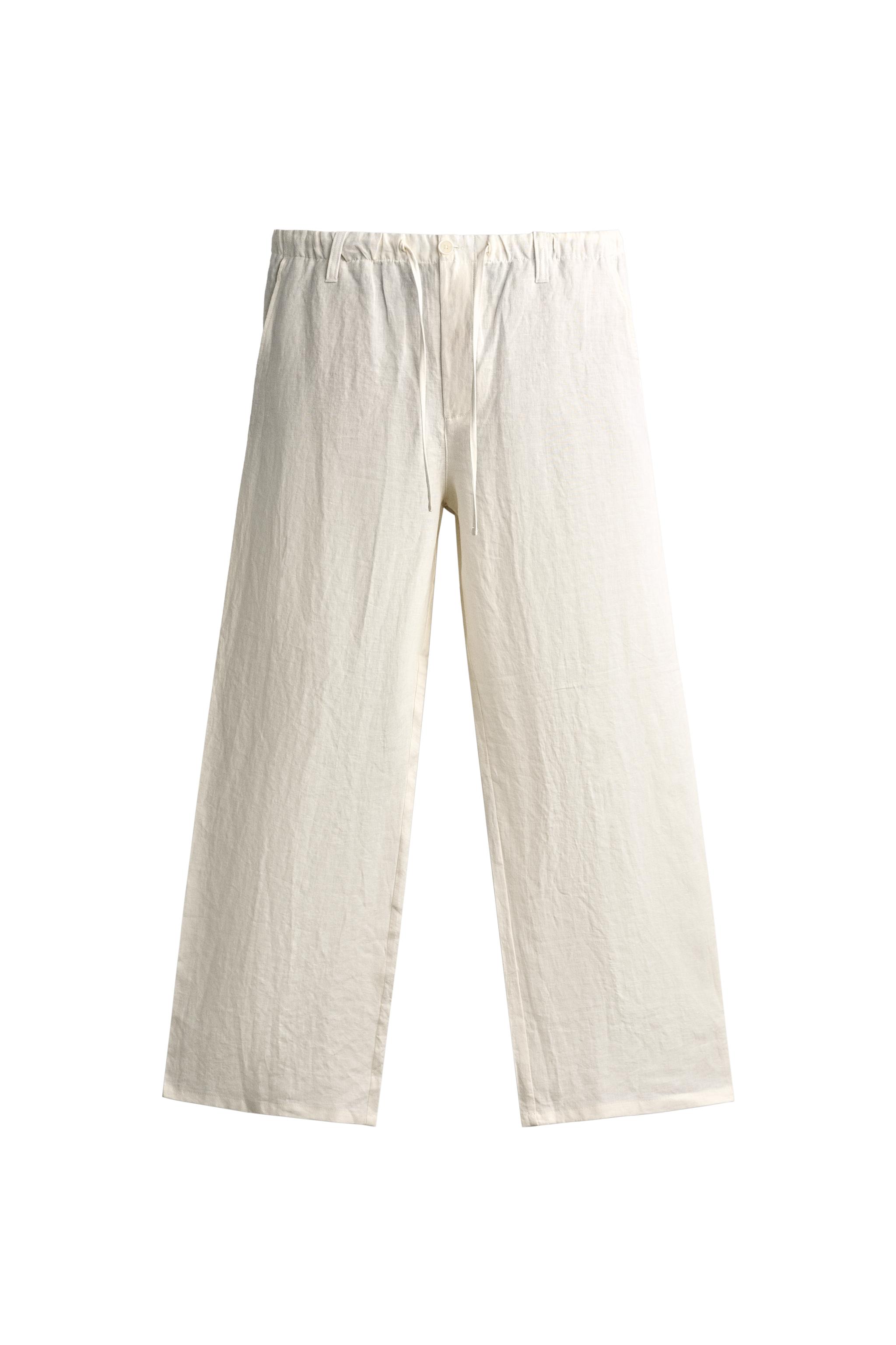 PANTALÓN RELAXED FIT 100% LINO