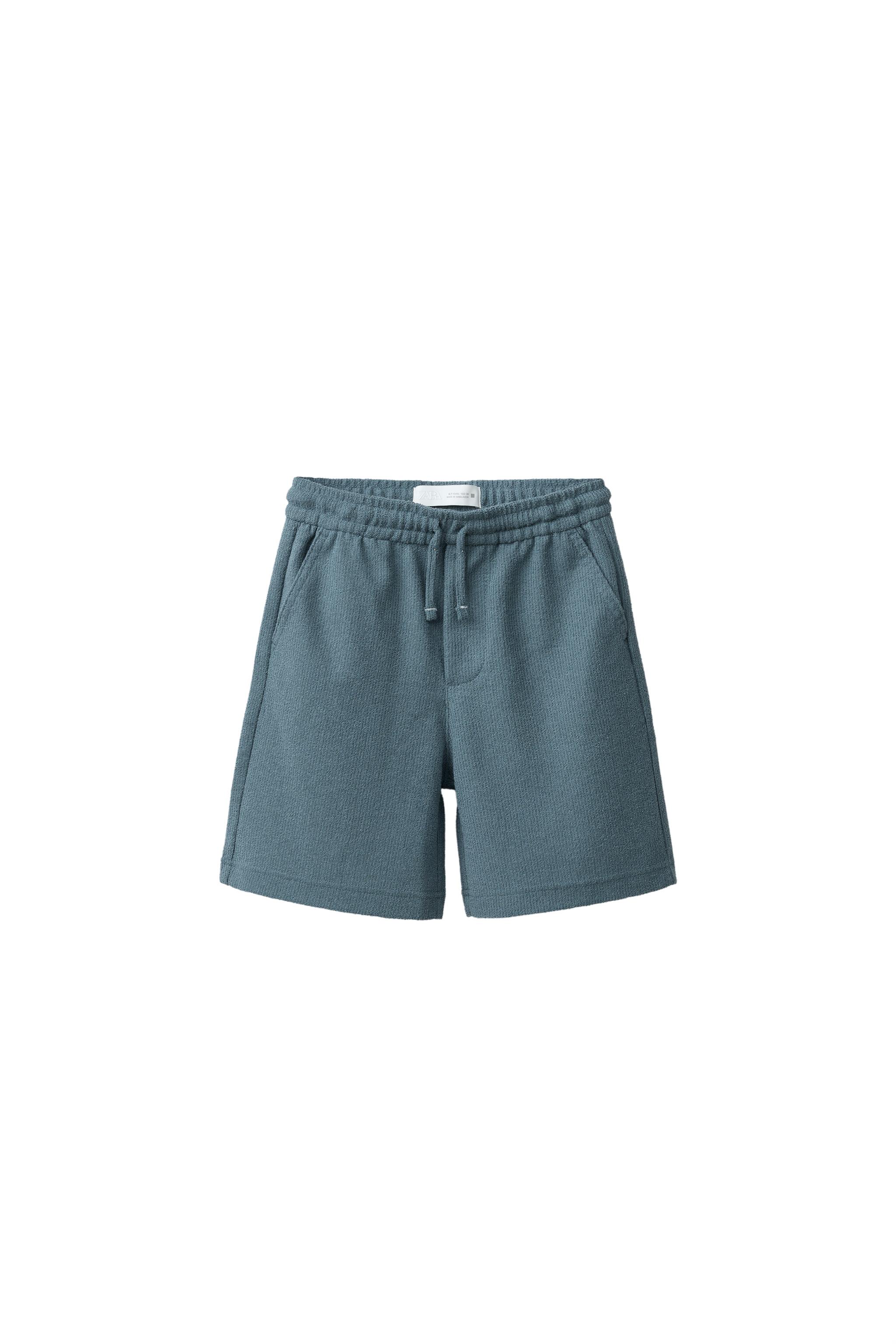 RUSTIC SHORTS - Blue / Green | ZARA Canada