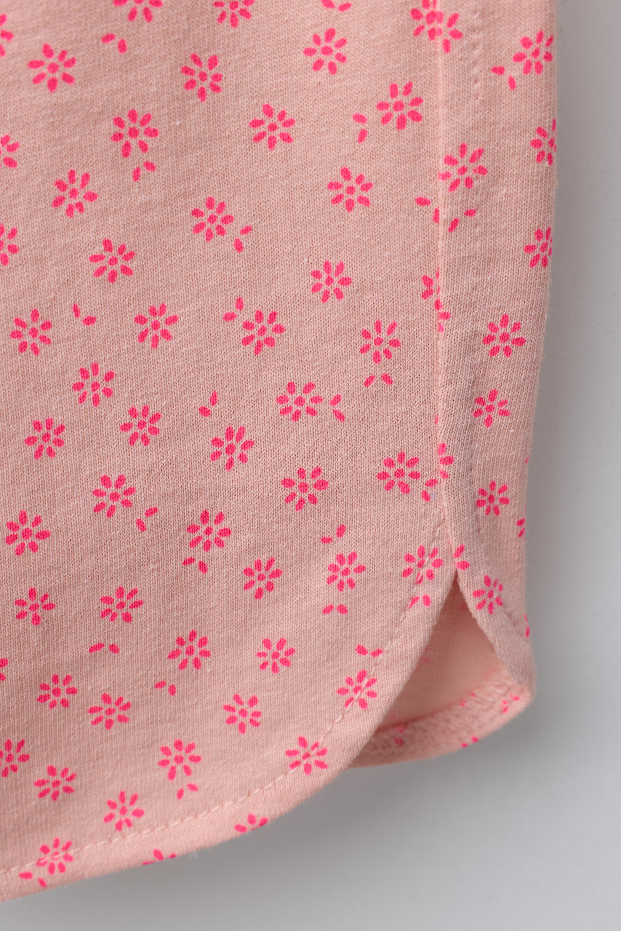 JUPE-CULOTTE À FLEURS