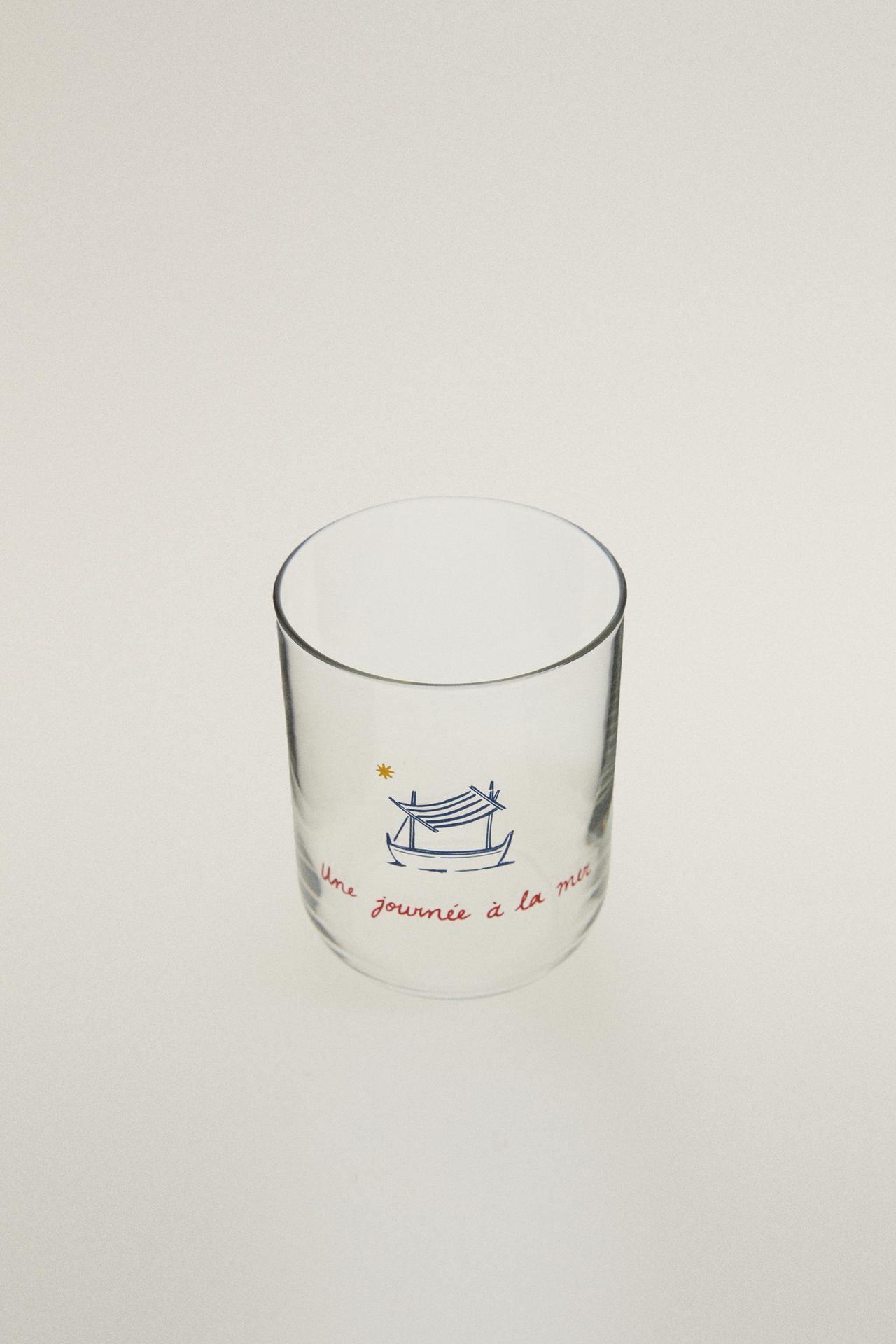 SUMMER GLASS TUMBLER | DIEGO NINE — Blue
