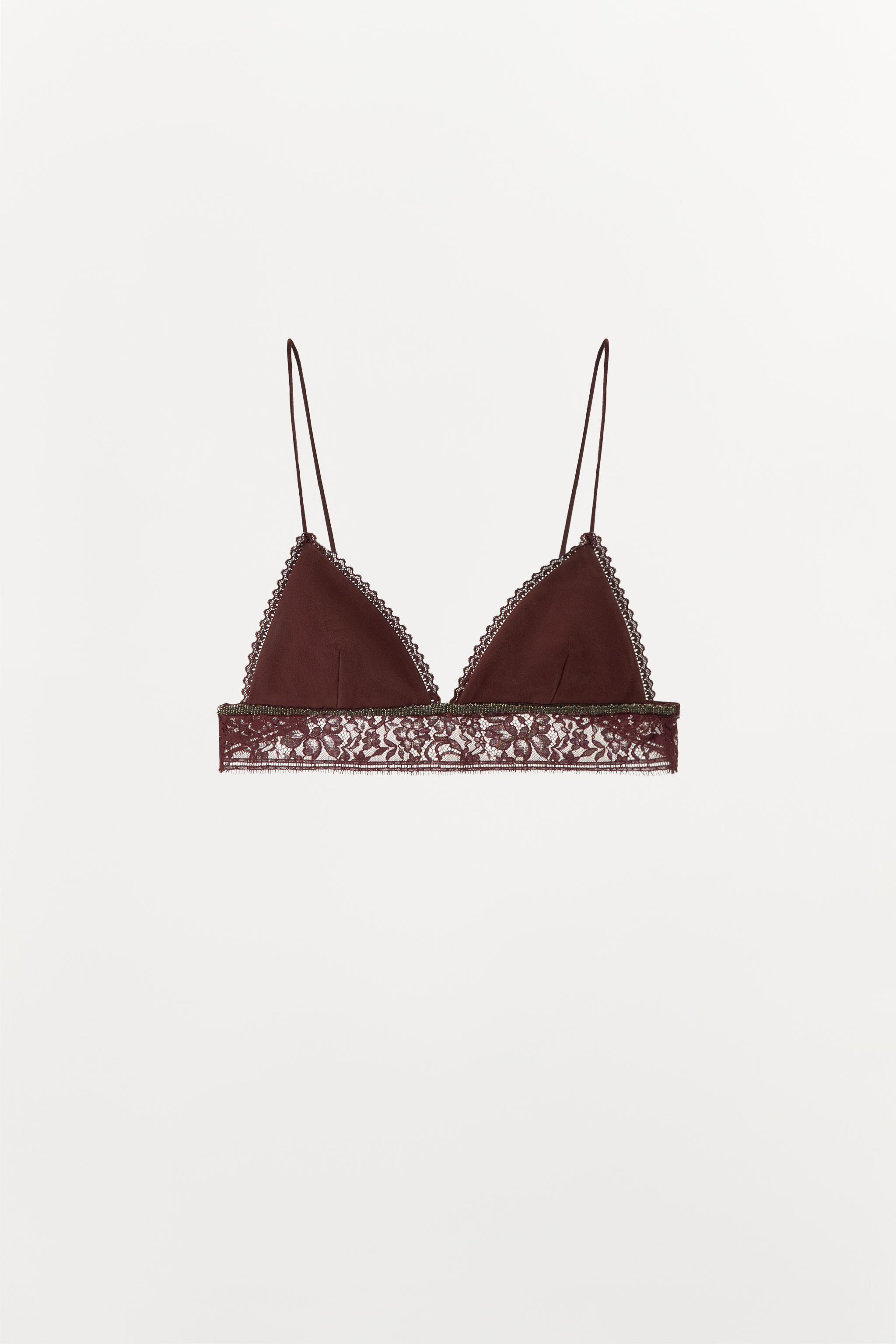ZARA スエード100% レースブラジャー 1758/523 01758523099-p.jpg?ts=1741261545749