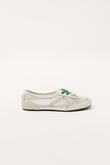 BAILARINA DEPORTIVA REJILLA LIMITED EDITION - Beige de Zara