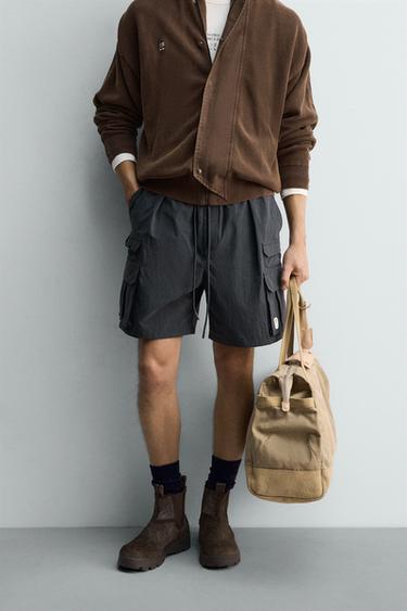 BERMUDA TÉCNICA CARGO X SR_A - Azul / Gris de Zara