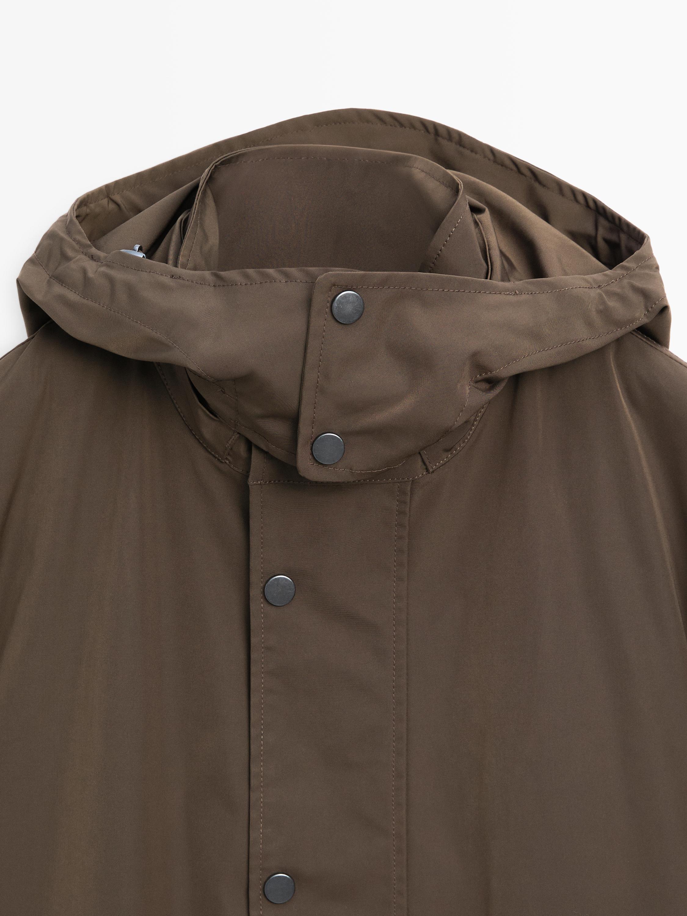 Parka longue technique intérieur amovible