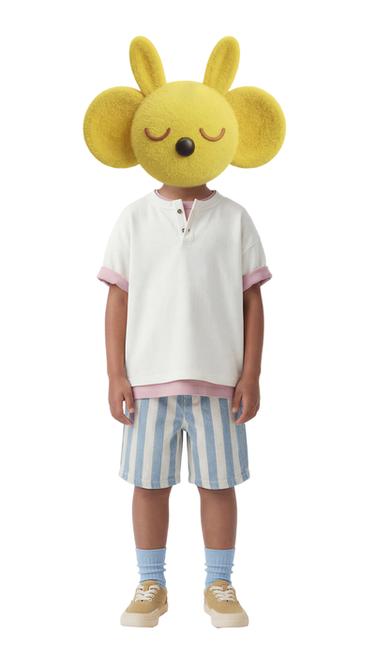 BASIC BUTTONED T-SHIRT - Ecru by Zara