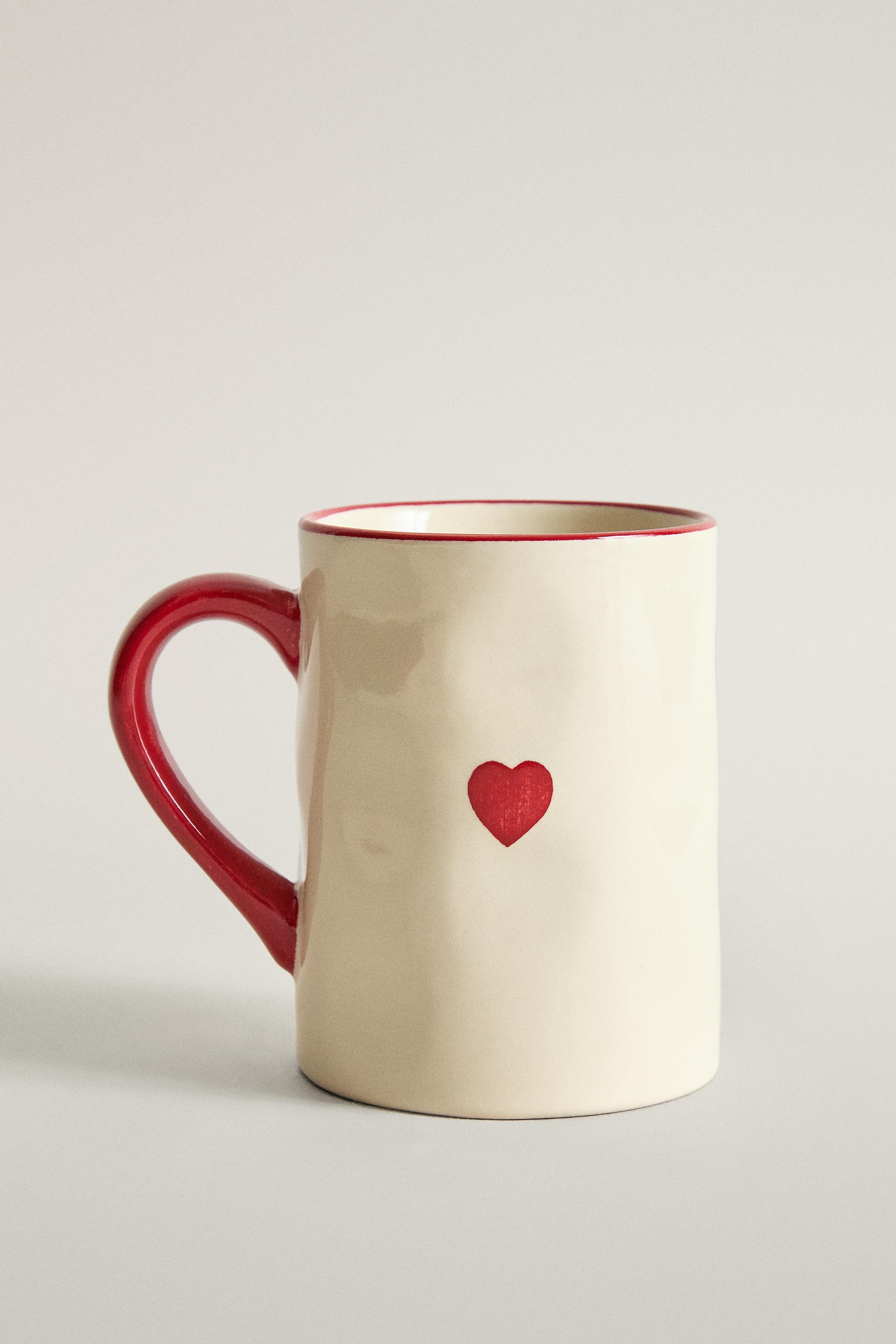TASSE CÉRAMIQUE CŒUR NOËL