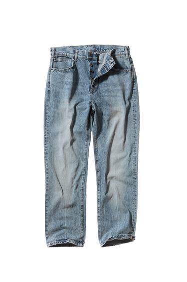 STRAIGHT ANKLE FIT JEANS - Light blue by Zara