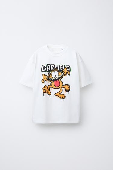 GARFIELD © PAWS INC PRINTED T-SHIRT - White by Zara