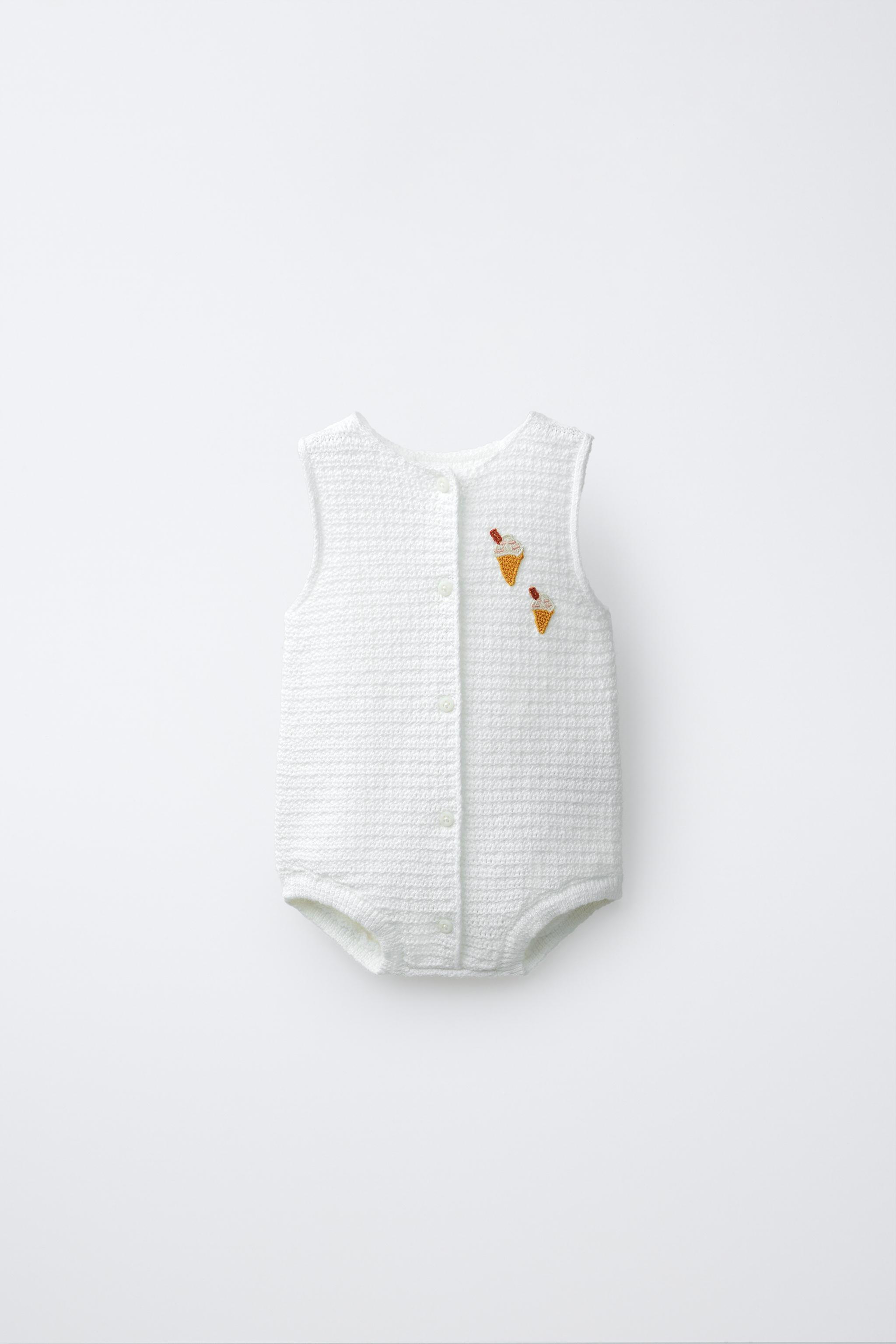 BODY EN MAILLE BRODÉ GLACES