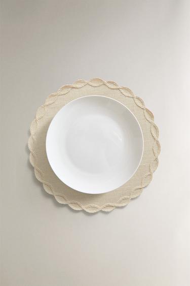 SET DE TABLE DÉTAIL CHAÎNETTE - Beige clair de Zara - Image 3