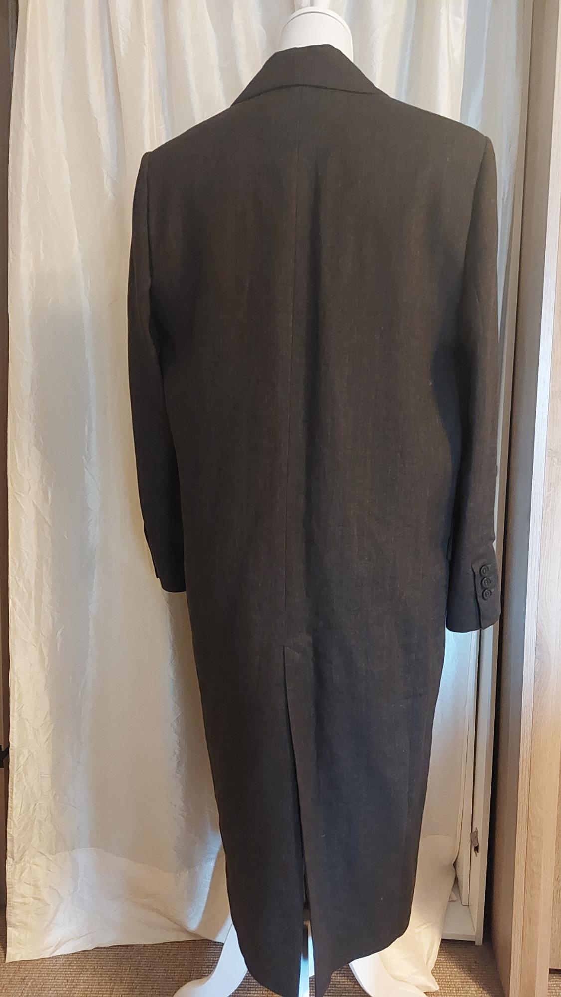 RUSTIC LINEN BLEND COAT - LIMITED EDITION - Image 3