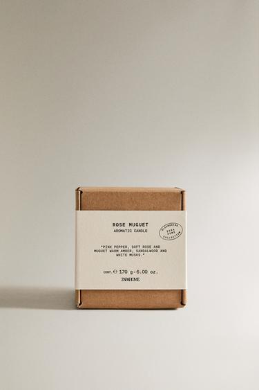 (170 G) BOUGIE PARFUMÉE ROSE MUGUET - Rose de Zara - Image 3