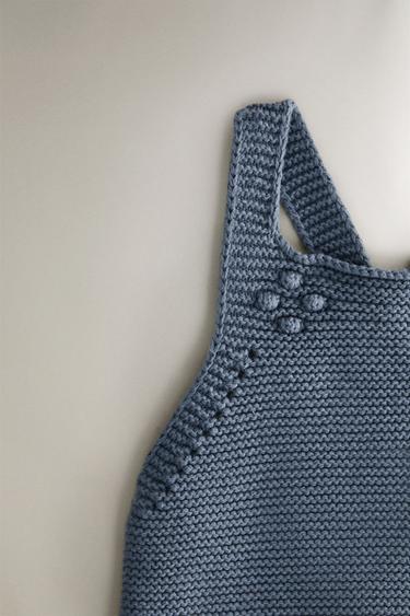 CHILDREN'S DUNGAREES WITH BOBBLES - Blue by Zara - Image 2
