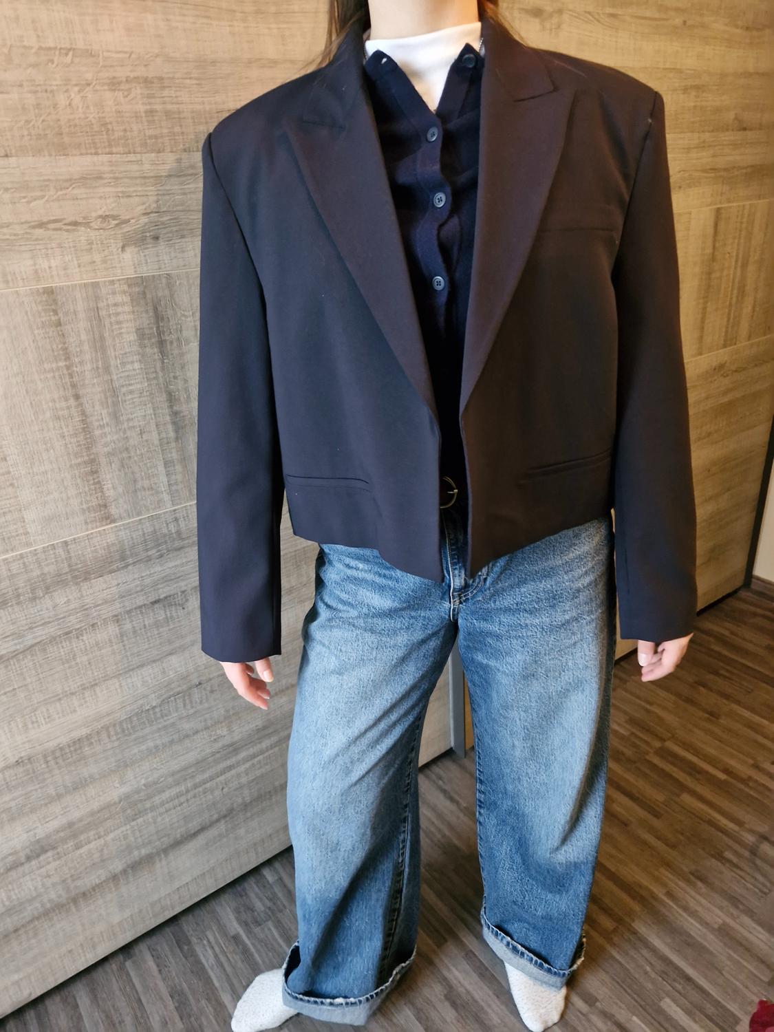 OVERSIZE CROPPED BLAZER - Image 6