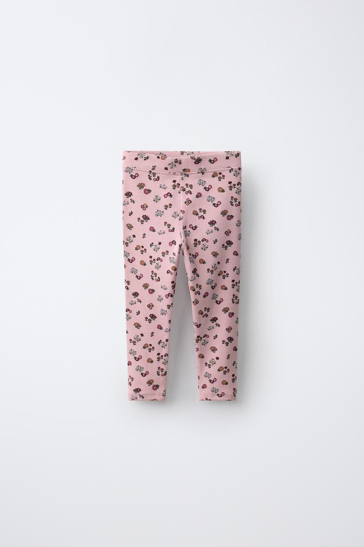 LEGGING RIB ESTAMPADO FLORES