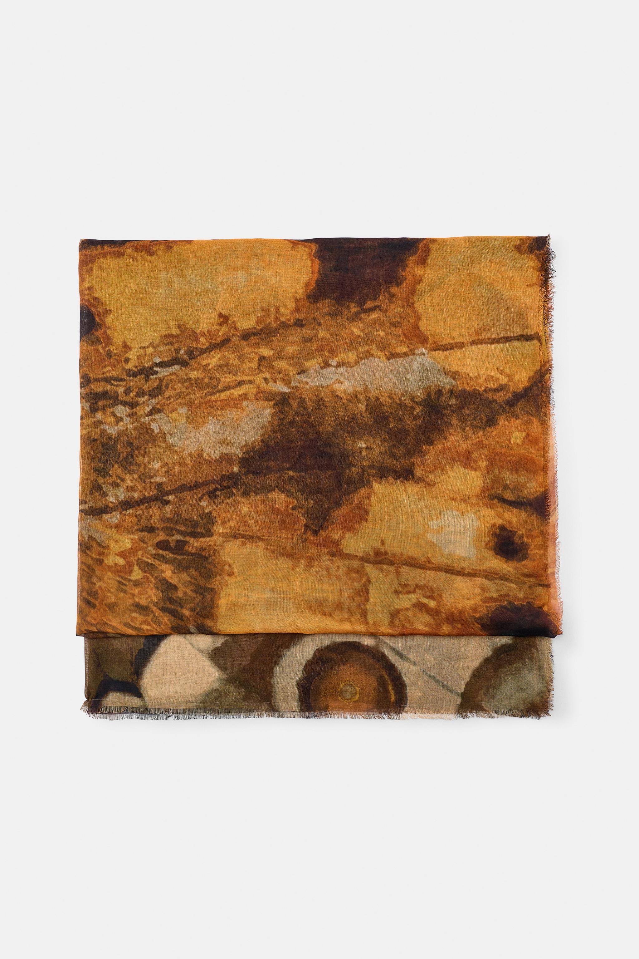 FOULARD IMPRIMÉ PAPILLON MODAL SOIE