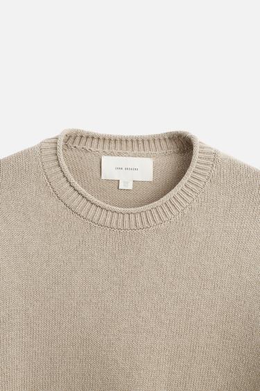PULL AVEC FINITIONS REVERS - Beige de Zara - Image 8