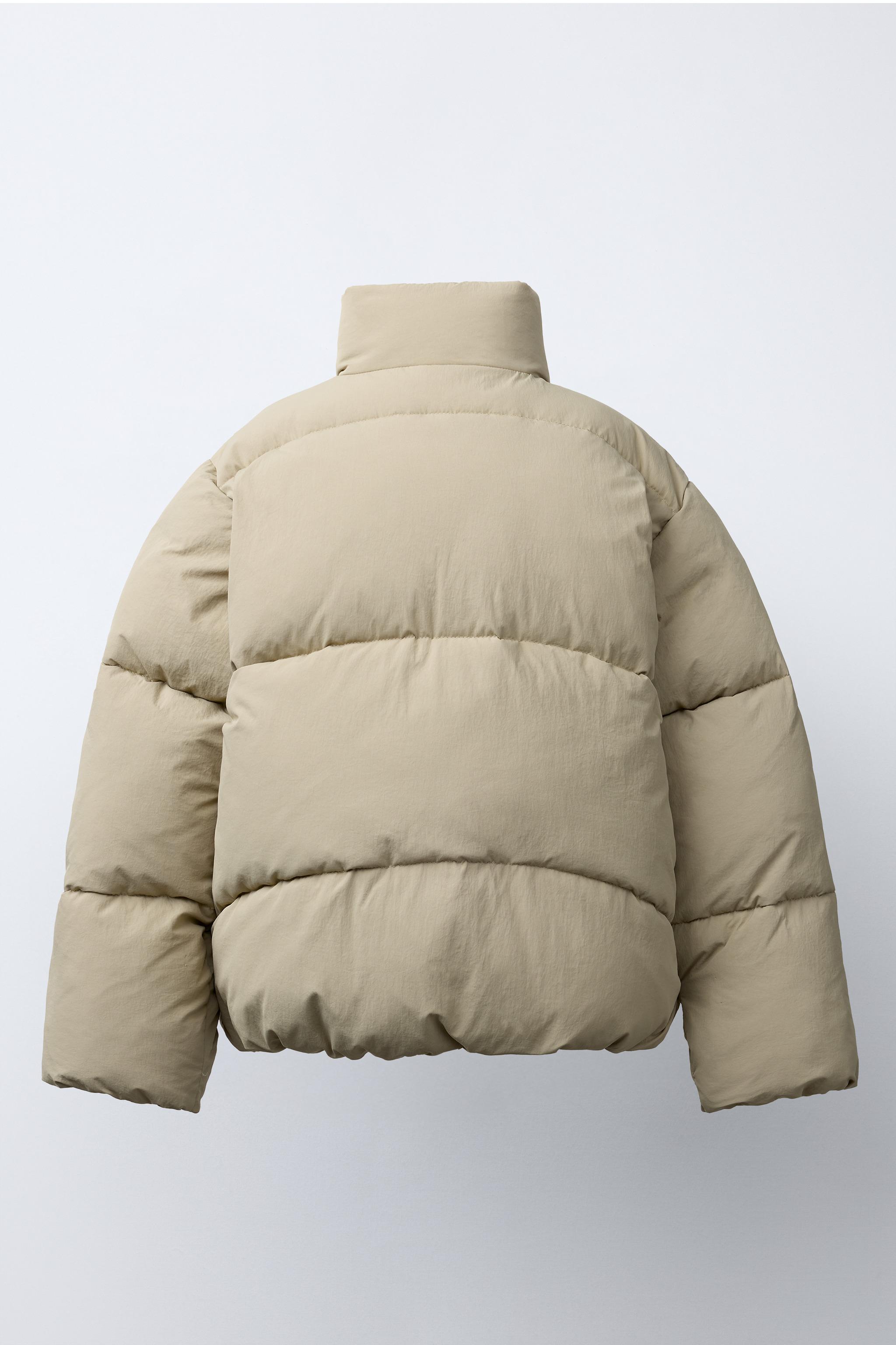WATER REPELLENT PUFFER JACKET - Sand | ZARA United States