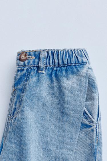 ZARA TIMELESS - JEAN BAGGY PINCES - Indigo clair de Zara - Image 2
