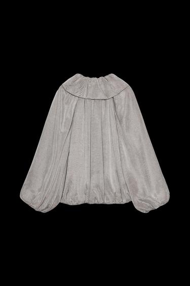 BOMBER FLUIDA ZW COLLECTION - Gris claro de Zara