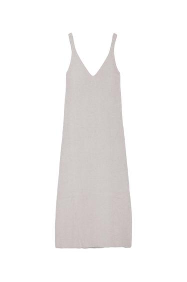 RIBBED KNIT DRESS
