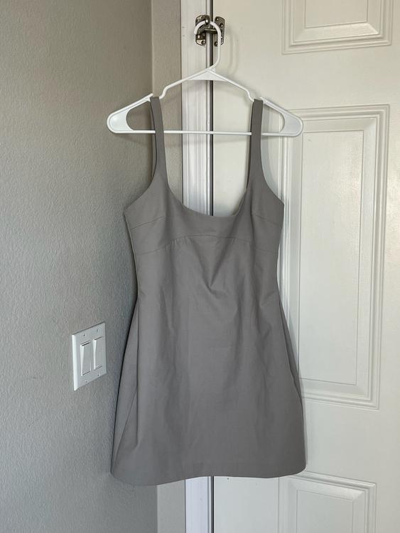 grey zara dress TAILORED MINI SECOND HAND Style:AP1E213344