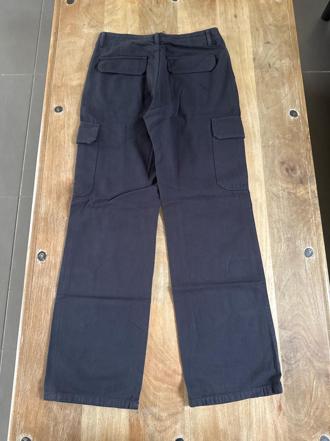 HIGH-RISE STRAIGHT-FIT TRF CARGO TROUSERS - Image 2