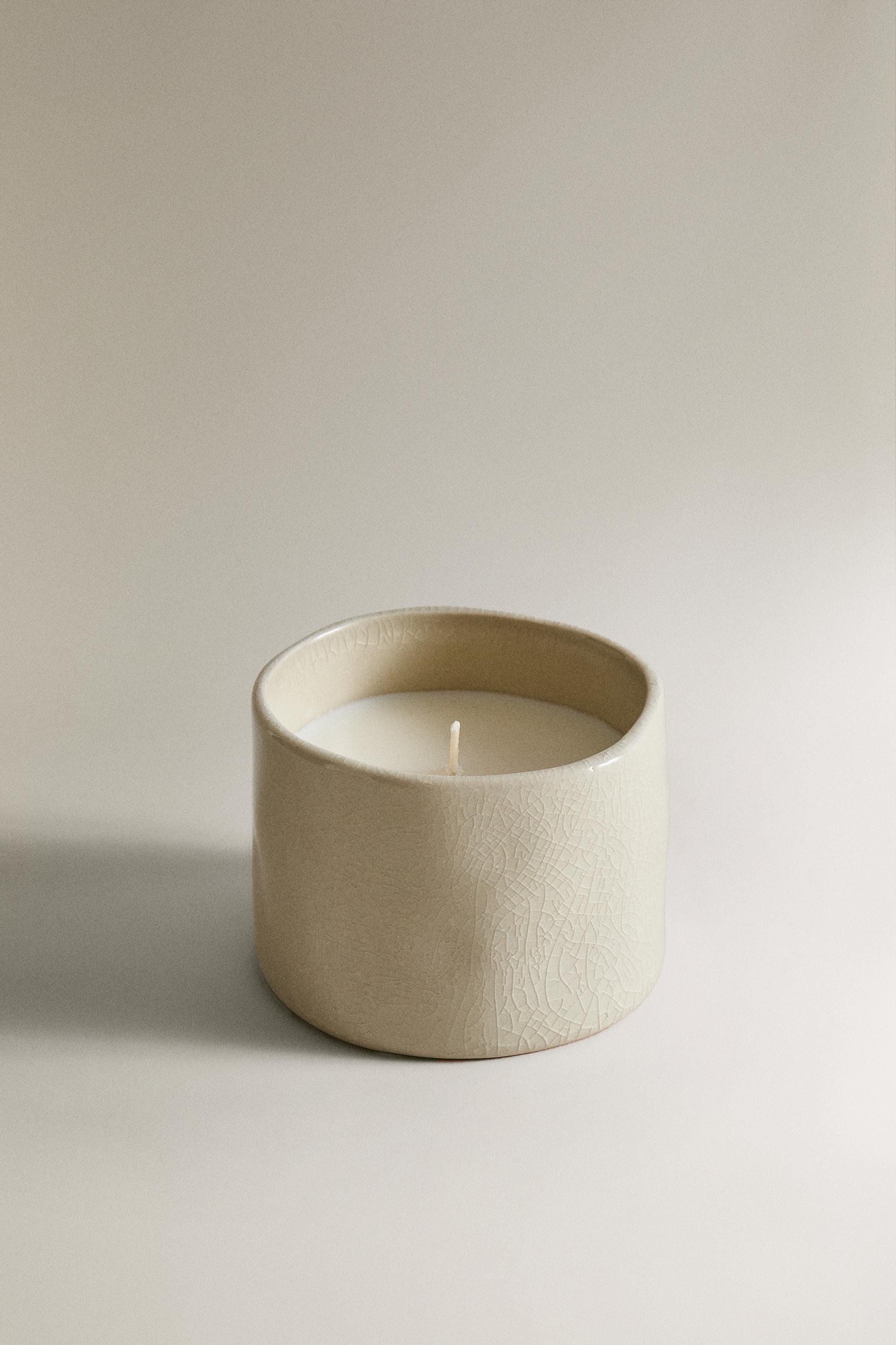 (150 G) LUMINOUS CAMELLIA SCENTED CANDLE — Light pink