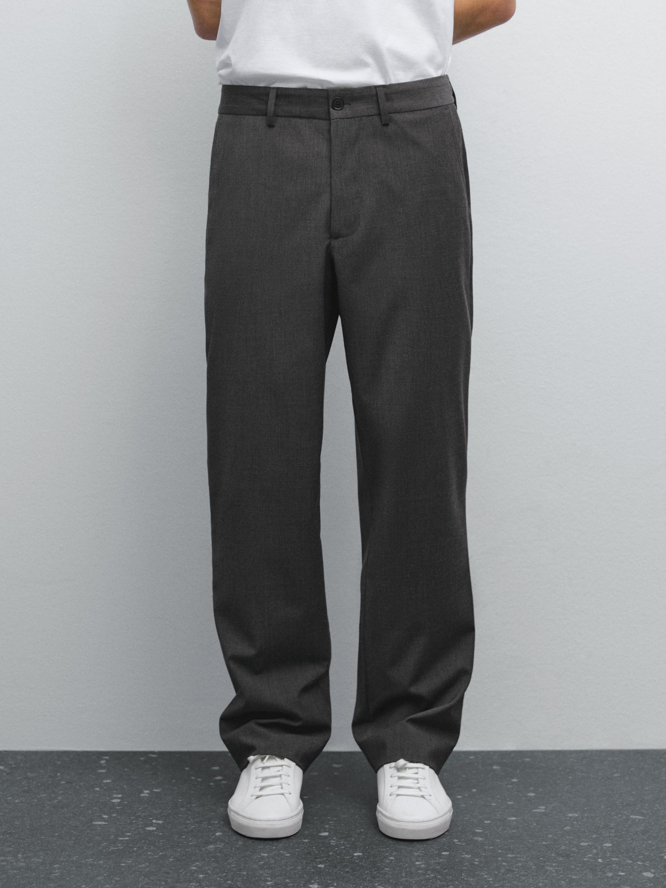 Pantalon laine total look
