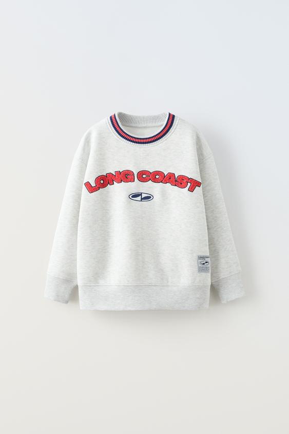 Varsity sweatshirt zara Clearance