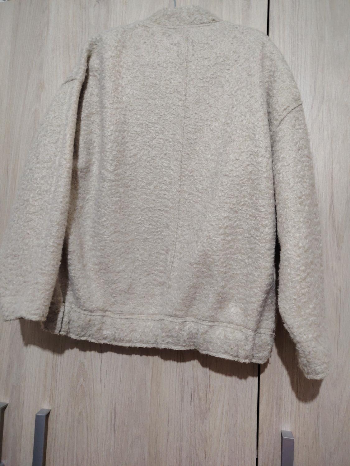 BOUCLÉ OVERSIZE BOMBER JACKET - Image 3