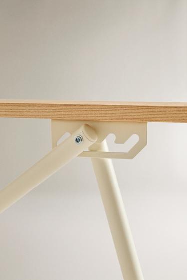 CHAISE PLIABLE PLAGE ACCOUDOIRS BOIS - Écru de Zara - Image 2